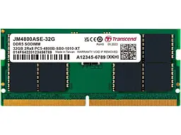 Модуль пам'яті Transcend 32 GB SO-DIMM DDR5 4800 MHz JetRam (JM4800ASE-32G)