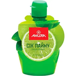 Уцінка. Сік лайма Akura концентрований 220 мл
