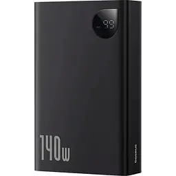 Батарея універсальна Baseus Adaman Metal Digital Display 24000mAh 140W, Black (P10021508113-00) (P10021507112-02 / P10021508113-00)