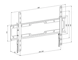 Кріплення ТВ з кутом нахилу Simpler 68EN 40-80 KSL teh0013004 - мініатюра 6