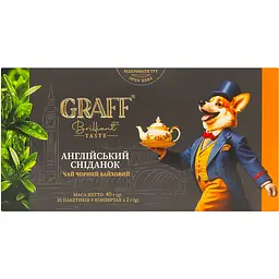 Чай чорний байховий Graff English Breakfast 40 г (20 шт. х 2 г) - мініатюра 5