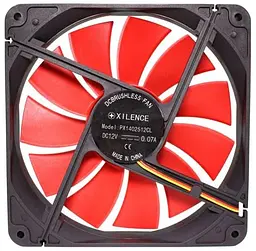 Вентилятор Xilence XPF140.R Red/Black (XF050) Б/в - мініатюра 3