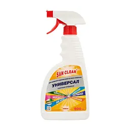 Спрей для чищення ванн San Clean Генеральне прибирання Лимон 500 г (4820003543009)