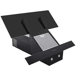 Витяжка декоративна похила Minola HDN 9412 BL 850 LED - мініатюра 7