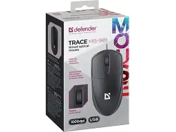 Миша Defender Trace MB-989 Black (52989) - мініатюра 3