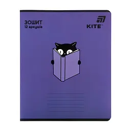 Зошит Kite One color, 12 аркушів, лінія (K26-234), в асортименті - мініатюра 3