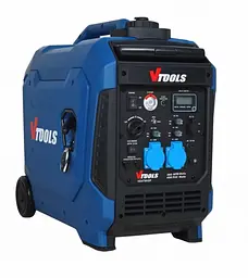 Інверторний Генератор Валіза VTOOLS VG4750iSR (3,8 - 4,0 кВт) з дисплеєм, електростартером, пультом ДУ - мініатюра 3