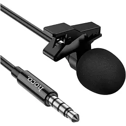 Петличний мікрофон Hoco L14 3.5mm 2m Black [136290] - мініатюра 5