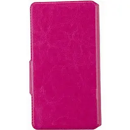 Чохол-книжка Toto Book Silicone Slide Universal Cover With Window 5.3"-5.5" Red - мініатюра 3