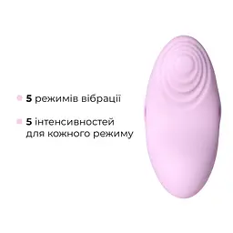 Смарт-вібратор для клітора Svakom Echo 2 Pink Lilac, підігрів до 38 °C, знімна насадка на палець - мініатюра 4