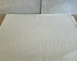 Простирадло махрове жакардове Parisa Home 200х220 щільність 400 г/м2 крем - мініатюра 4