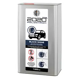 Кондиціонер Polychrom 2020 Black Shine для гуми та пластику на силіконовій основі 1 л