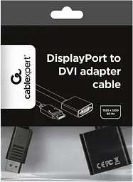 Адаптер Cablexpert DisplayPort - VGA 0.15м black (A-DPM-VGAF-02) - мініатюра 4