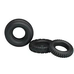 Набір ерекційних кілець Baile Three Cock Rings, 3 шт (чорний) - мініатюра 4