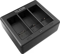 Зарядний пристрій Telesin 3 Slots Battery Charger + 2 акумулятори для Hero 9/10 GP-BTR-903 [76676] - мініатюра 6