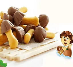 Печиво Orion Biscuit Red Bean and Chocolate Flavor 48г - мініатюра 4