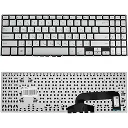 Клавіатура для ноутбука ASUS (X507 series) rus, silver, без фрейма (оригінал) - мініатюра 2