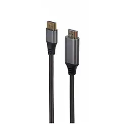 Кабель DisplayPort-HDMI Cablexpert CCDPHDMI-4K-6 4K 60Hz 1.8 м - мініатюра 3