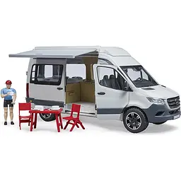 Іграшкова машинка Bruder Автомобіль MB Sprinter для кемпінгу з фігуркою 1:16 (02672) - мініатюра 2