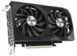 Відеокарта GeForce RTX 3050, Gigabyte, WINDFORCE V2, 8Gb GDDR6, 128-bit, 2xHDMI/2xDP, 1777/14000 MHz, 8-pin (GV-N3050WF2V2-8GD) - мініатюра 3
