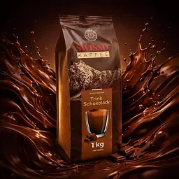 Гарячий шоколад Swisso Kaffee Trink-Schokolade 1 кг розчинний - мініатюра 2
