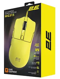 Миша 2E GAMING MG315 Yellow (2E-MG315UYW) - мініатюра 5