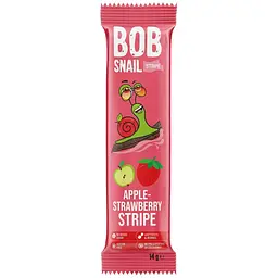 Уцінка. Цукерки фруктово-ягідні Bob Snail Яблучно-полуничний страйп 84 г (6 шт. х 14 г) - мініатюра 2