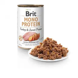 Вологий корм для собак Brit Mono Protein Turkey & Sweet Potato 0.4 кг (індичка та батат) - мініатюра 2