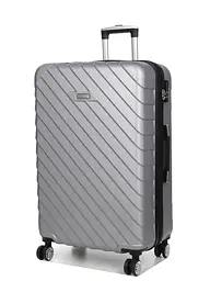 Валіза велика L ABS-пластик Madisson Snowball 03403 78х52х32см 103+17л Срібна