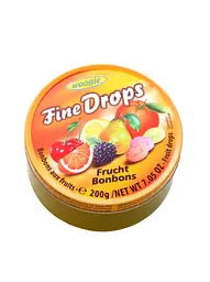 Льодяники Woogie Fine Drops зі смаком фруктів 200г - мініатюра 7