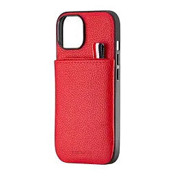 Чохол Jinduka Leather Pocket iPhone 15 Red