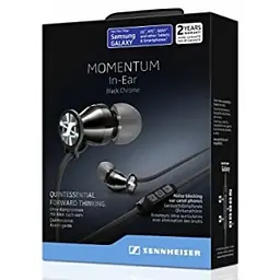Навушники вкладиші Sennheiser MOMENTUM M2 IEG Black Сhrome - мініатюра 2