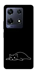 TPU чохол Demsky Lazy cat для Infinix Note 30 Pro
