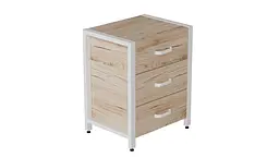 Тумба універсальна Ferrum-decor Вів'єн 3 50x41x40 білий ДСП Дуб Сан-Марино 16мм (FRD-104192) - мініатюра 4