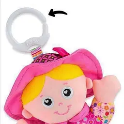 М'яка іграшка підвіска Lamaze Лялька Емілі з брязкальцем L27026 - мініатюра 4