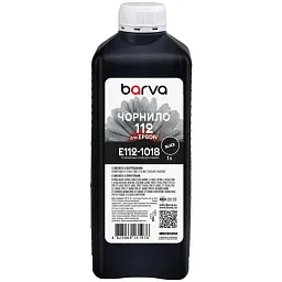 Чорнило Barva Epson 112 1 л, special, black (E112-1018)