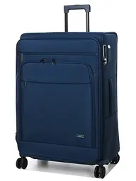 Валіза велика Airtex 829 поліестер TSA замок Темно-синій - мініатюра 1
