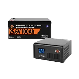 Комплект резервного живлення LP (LogicPower) ДБЖ + літієва (LiFePO4) батарея (UPS 2300VA + АКБ LiFePO4 2560W)