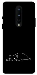 TPU чохол Demsky Lazy cat для OnePlus 8