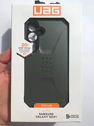 Чохол протиударний для Samsung Galaxy S24 Plus (S926) UAG Civilian Olive 214438117272 - мініатюра 2
