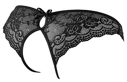 Трусики Cottelli Lingerie otwarte, L (чорний) - мініатюра 4