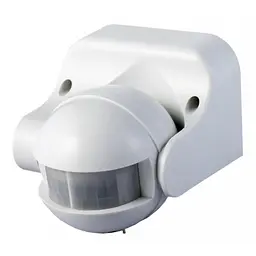 Датчик руху білий IP44 (кут захоп.180°) космонавт LU-DD02-WHITE 