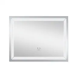 Дзеркало Kroner KRP Spiegel HR1 - 9070 з LED-підсвічуванням та антизапітнінням CV030031, Білий - мініатюра 4