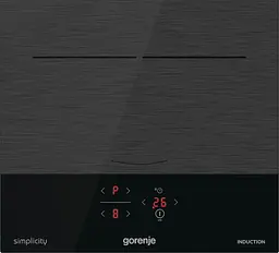 Варильна поверхня індукційна Gorenje 30 см Доміно PowerBoost поєднання конфорок чорний - мініатюра 9