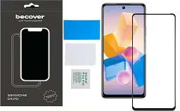 Скло захисне BeCover Infinix Hot 40 (X6836) Black (711072) - мініатюра 3
