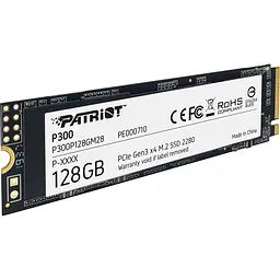 SSD накопичувач Patriot P300 128GB (P300P128GM28) [151777] - мініатюра 2