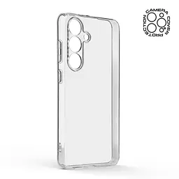 Прозрачный чехол для Samsung Galaxy S25 Plus 5G с защитой камеры, тонкий, силиконовый, бесцветный, ударопрочный, противоударный бампер с закрытой камерой, ArmorStandart (ARM81593) - мініатюра 2