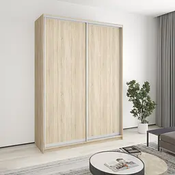 Шафа-купе дводверна MebelStar Комбо AL 2ДСП 170x60x240 см Дуб сонома (MBS-4078)