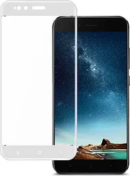 Захисне скло Tempered Glass 3D Full Glue Xiaomi Mi A1 / Mi5x white - мініатюра 1