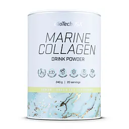 Препарат для суглобів і зв'язок Marine Collagen, 240 грам Лимон-зелений чай BioTech fit0019402